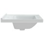 Lavabo de baño rectangular cerámica blanco 61x48x19,5 cm
