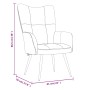 Sillón de relax de terciopelo azul