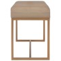 Banco 80 cm terciopelo beige von vidaXL, Bänke für Hallen und Lager - Ref: Foro24-247559, Preis: 91,27 €, Rabatt: %