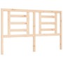 Estructura de cama de matrimonio con cabecero madera maciza de vidaXL, Camas y somieres - Ref: Foro24-3192886, Precio: 152,33...