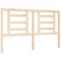 Estructura de cama de matrimonio con cabecero madera maciza de vidaXL, Camas y somieres - Ref: Foro24-3192886, Precio: 150,15...