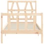 Estructura de cama con cabecero madera maciza | Foro24.es | Tu tienda online para hogar, jardín y más Foro24.es