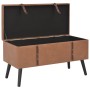 Storage stools 3 pieces brown synthetic leather by vidaXL, Benches for halls and storage - Ref: Foro24-247533, Price: 166,75 ...
