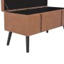 Storage stools 3 pieces brown synthetic leather by vidaXL, Benches for halls and storage - Ref: Foro24-247533, Price: 166,75 ...