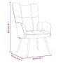 Sillón de relax con taburete terciopelo rosa