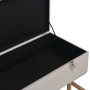 Banco con compartimento 105 cm gris de terciopelo von vidaXL, Bänke für Hallen und Lager - Ref: Foro24-247573, Preis: 125,77 ...
