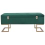 Bank mit Fach 105 cm grüner Samt von vidaXL, Bänke für Hallen und Lager - Ref: Foro24-247570, Preis: 148,71 €, Rabatt: %