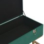 Bank mit Fach 105 cm grüner Samt von vidaXL, Bänke für Hallen und Lager - Ref: Foro24-247570, Preis: 148,71 €, Rabatt: %