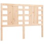 Doppelbettgestell mit Kopfteil aus Massivholz von vidaXL, Betten und Lattenroste - Ref: Foro24-3192786, Preis: 120,13 €, Raba...