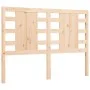 Double bed frame with solid wood headboard by vidaXL, Beds and slatted bases - Ref: Foro24-3192786, Price: 118,74 €, Discount: %