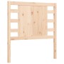 Bed frame with solid wood headboard by vidaXL, Beds and slatted bases - Ref: Foro24-3192781, Price: 105,92 €, Discount: %