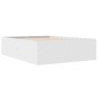 Estructura de cama madera de ingeniería blanca 120x200 cm