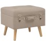 Aufbewahrungshocker 3 Stück beige Stoff von vidaXL, Bänke für Hallen und Lager - Ref: Foro24-247524, Preis: 148,47 €, Rabatt: %