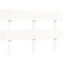 Estructura cama de matrimonio con cabecero madera maciza blanco de vidaXL, Camas y somieres - Ref: Foro24-3193242, Precio: 12...