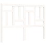 Weißer Massivholzbettrahmen mit Kopfteil 120x200 cm von vidaXL, Betten und Lattenroste - Ref: Foro24-3193137, Preis: 128,78 €...
