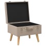 Aufbewahrungshocker 3 Stück beige Stoff von vidaXL, Bänke für Hallen und Lager - Ref: Foro24-247524, Preis: 148,47 €, Rabatt: %