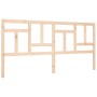 Estructura de cama con cabecero madera maciza 200x200 cm de vidaXL, Camas y somieres - Ref: Foro24-3193161, Precio: 141,70 €,...