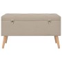Aufbewahrungshocker 3 Stück beige Stoff von vidaXL, Bänke für Hallen und Lager - Ref: Foro24-247524, Preis: 148,47 €, Rabatt: %