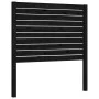 Single bed frame with black solid wood headboard by vidaXL, Beds and slatted bases - Ref: Foro24-3193170, Price: 134,99 €, Di...
