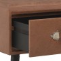 Dunkelbraune Kunstlederbank mit Schubladen 80 cm von vidaXL, Bänke für Hallen und Lager - Ref: Foro24-277077, Preis: 75,40 €,...