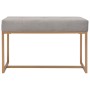 Bank 80 cm grauer Samt von vidaXL, Bänke für Hallen und Lager - Ref: Foro24-247558, Preis: 91,27 €, Rabatt: %