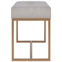 Bank 80 cm grauer Samt von vidaXL, Bänke für Hallen und Lager - Ref: Foro24-247558, Preis: 91,27 €, Rabatt: %