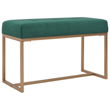 Bank 80 cm grüner Samt von vidaXL, Bänke für Hallen und Lager - Ref: Foro24-247555, Preis: 95,03 €, Rabatt: %