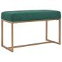 Bank 80 cm grüner Samt von vidaXL, Bänke für Hallen und Lager - Ref: Foro24-247555, Preis: 95,03 €, Rabatt: %