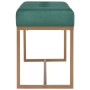 Bank 80 cm grüner Samt von vidaXL, Bänke für Hallen und Lager - Ref: Foro24-247555, Preis: 95,03 €, Rabatt: %