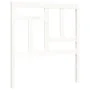 White solid wood bed frame with headboard 90x200 cm by vidaXL, Beds and slatted bases - Ref: Foro24-3193127, Price: 93,91 €, ...