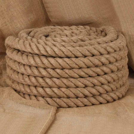 Cuerda de yute 10 m de longitud y 40 mm de grosor