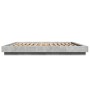 Estructura cama con luces LED madera gris hormigón 180x200 cm