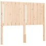 Estructura de cama de matrimonio con cabecero madera maciza de vidaXL, Camas y somieres - Ref: Foro24-3192916, Precio: 120,49...