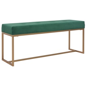 Banco 120 cm terciopelo verde