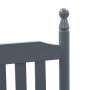 Schaukelstuhl mit geschwungener Sitzfläche aus grauem Pappelholz von vidaXL, Gartenstühle - Ref: Foro24-45698, Preis: 108,15 ...