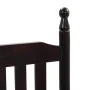 Rocking chair with curved seat in brown poplar wood by vidaXL, Garden chairs - Ref: Foro24-45699, Price: 141,52 €, Discount: %