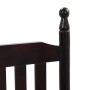 Schaukelstuhl mit geschwungener Sitzfläche aus braunem Pappelholz von vidaXL, Gartenstühle - Ref: Foro24-45699, Preis: 143,70...