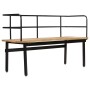 Banco de madera maciza de mango 120x40x70 cm de vidaXL, Bancos para recibidores y almacenamiento - Ref: Foro24-247807, Precio...