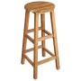 Kitchen stools 2 units solid acacia wood by vidaXL, Garden chairs - Ref: Foro24-44129, Price: 92,01 €, Discount: %