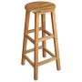 Kitchen stools 2 units solid acacia wood by vidaXL, Garden chairs - Ref: Foro24-44129, Price: 98,83 €, Discount: %