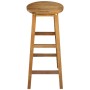 Kitchen stools 2 units solid acacia wood by vidaXL, Garden chairs - Ref: Foro24-44129, Price: 92,01 €, Discount: %