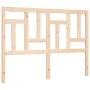 Double bed frame with solid wood headboard by vidaXL, Beds and slatted bases - Ref: Foro24-3193111, Price: 112,89 €, Discount: %