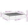 Estructura de cama madera de ingeniería gris hormigón 200x200cm