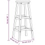 Barhocker für die Küche 8 Einheiten aus massivem Akazienholz von vidaXL, Gartenstühle - Ref: Foro24-3115986, Preis: 341,21 €,...