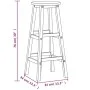 Kitchen bar stools, set of 8, solid acacia wood. by vidaXL, Garden chairs - Ref: Foro24-3115986, Price: 322,45 €, Discount: %