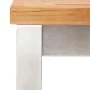 Bar stools 4 units solid acacia wood and stainless steel by vidaXL, Garden chairs - Ref: Foro24-46507, Price: 180,60 €, Disco...