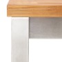 Barhocker 4 Stk. massives Akazienholz und Edelstahl von vidaXL, Gartenstühle - Ref: Foro24-46507, Preis: 182,35 €, Rabatt: %