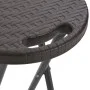 Klappbare Gartenhocker 2 Stk. HDPE brauner Stahl-Rattan-Look von vidaXL, Gartenstühle - Ref: Foro24-44559, Preis: 72,75 €, Ra...