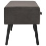 Gray velvet bench with drawers 80 cm by vidaXL, Benches for halls and storage - Ref: Foro24-277080, Price: 75,40 €, Discount: %