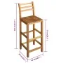 Taburetes de cocina 2 unidades madera maciza de acacia de vidaXL, Sillas de jardín - Ref: Foro24-44130, Precio: 118,41 €, Des...